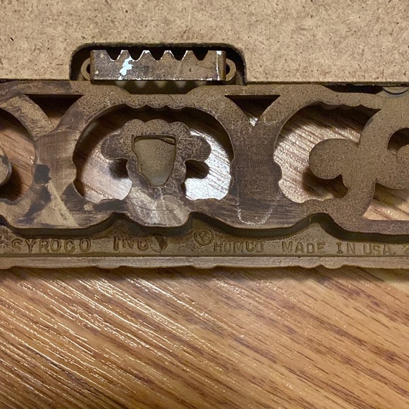 Vintage Homco Brown Faux Wicker Wall Photo Frame - Picture 6 of 8